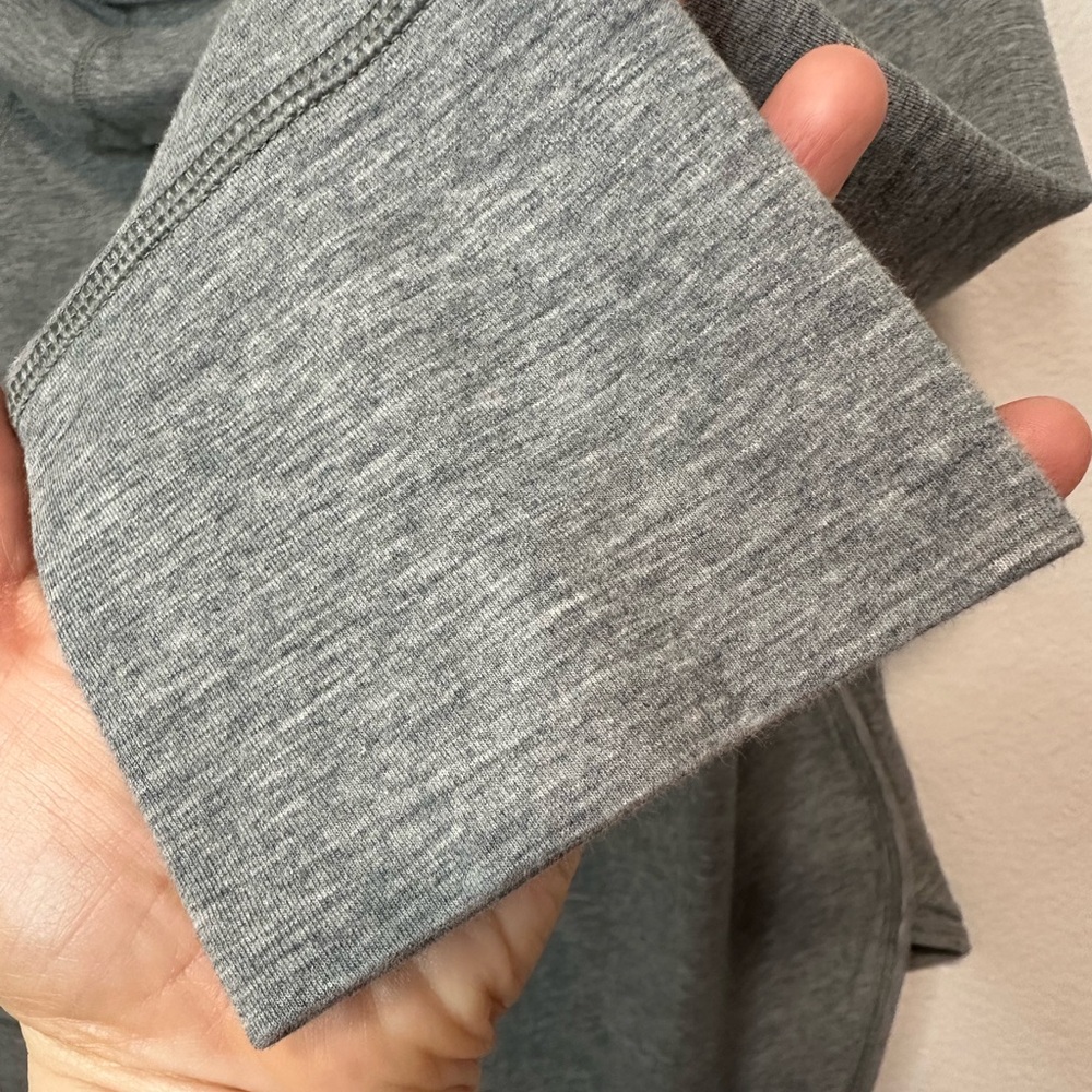 Lululemon “Time Out Hoodie” Heather Gray, Size 8, Sweatshirt, athleisure - Picture 7 of 10